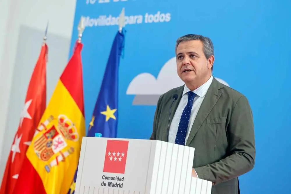 Rodrigo inaugura la jornada Ley de movilidad de la Comunidad de Madrid. Comunidad de Madrid