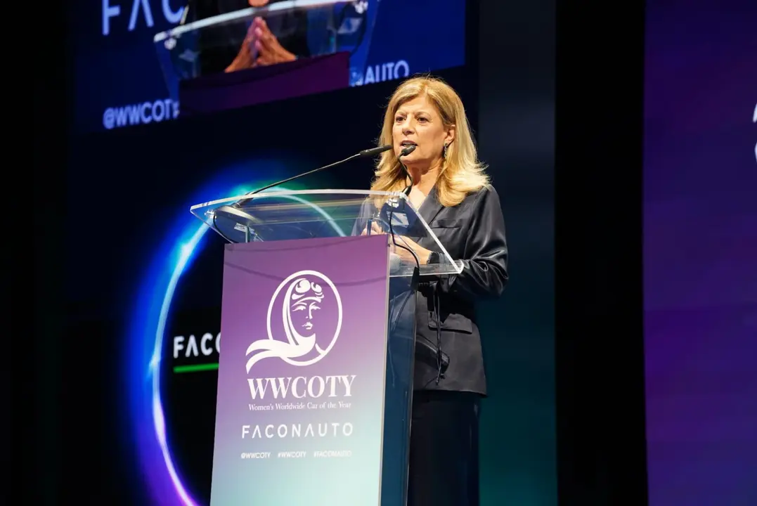 Marta Bl&aacute;zquez, presidenta de Faconauto, durante el foro &ldquo;Mujer y Autom&oacute;vil en un entorno de desaf&iacute;os globales"