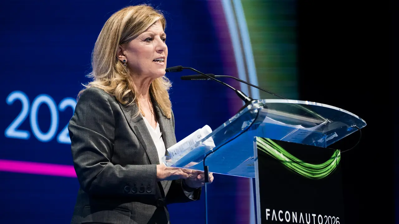 Marta Bl&aacute;zquez, presidenta de Faconauto, durante el Congreso Faconauto 2026