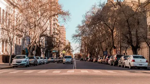 calle, coches